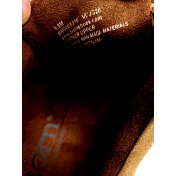 Born Mens Nigel 3-Eye Oxford Rust Brown Suede Distressed Size 9.5 M Shoes main image 9